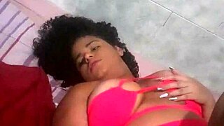 Pregnant babe masturbates solo in a sexy amateur scene