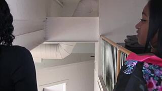 Kay Kush in interracial bondage and femdom session with big tits