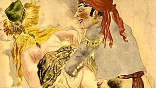 Vintage Erotic Illustration with Classic Charm