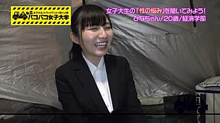 Asian babe gives blowjob to big tits in full version