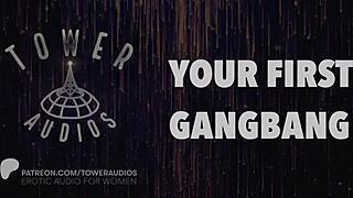 Your First Gangbang Erotic Audio With Dirty Talk For Women