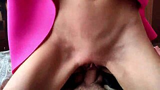 Girl sensually sucks and rides cock after class