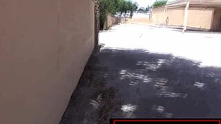 Is This Trailer Trash Mom Enjoying a Public Gangbang?