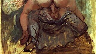 Vintage Erotic Illustration with Classic Charm