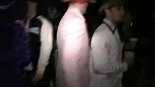 Coed Sucks Vagina Bent Over At Public University Party