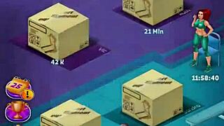 Forró edzőtermi hentai szex akció