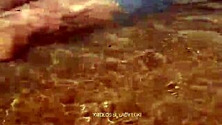 Janaki's Risky Public Shower at Natural Waterfall Stirs Wild Desire