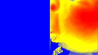 thermal SLoppy BLOWJOB with ebony bbw in interracial pov scene