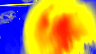 thermal SLoppy BLOWJOB with ebony bbw in interracial pov scene