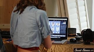 alluring teen 18+ loves getting fucked