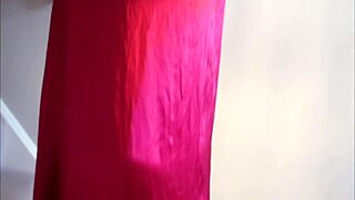 my red satin skirt and stockings upskirt