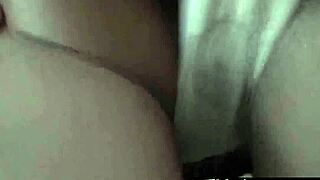 Lina performs blowjobs in anal orgy group scene.