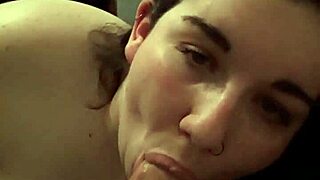 a woman with big tits performs oral before receiving a facial