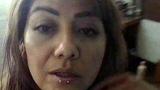 Maymilf, a mature latina amateur, enjoys solo time