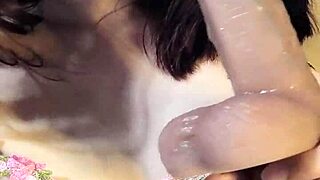 horny petite indian wife blows dildo homemade