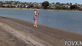 powerful dude nails teen's wet pussy from pov