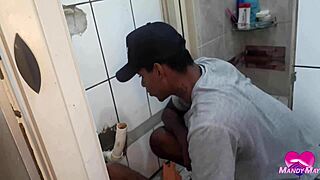 Stretching my tight hole with his massive BBC feels insane