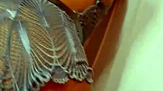 i wore this super sexy lingerie with small waist and flashed it for the group, feeling so naughty