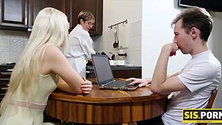 i am the slender blonde doing stepbro for first time