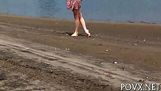 powerful dude nails teen's wet pussy from pov