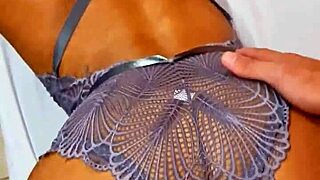 i wore this super sexy lingerie with small waist and flashed it for the group, feeling so naughty