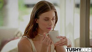 tushy first double penetration for stunning anya olsen