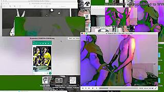 twink gets fucked bareback on the desk, so hot