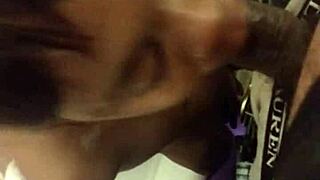 Bathtub Blowjob With Ebony And Monster Cock