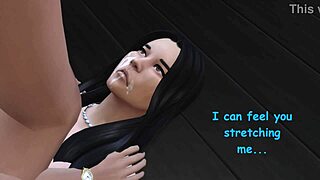 My new roommate is a futanari in sims 4!