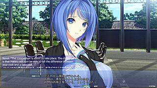 she's masturbating in the garden with big tits and ass