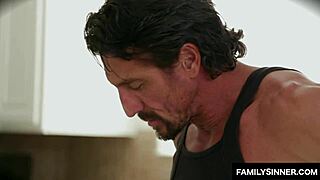 slutty stepdaughter gives blowjob and gets creampied