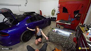 roadside big tits milf fucked by car mechanic