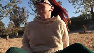 Intense Orgasm Control in the Park