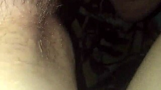 the wife masturbates, fingers herself to squirt, then gets a creampie