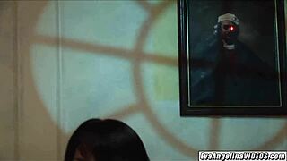 Eva Angelina instructs stepsister in intense lesbian encounter