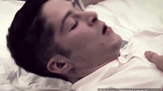 fetish teen 18+ receives handjob and facial in hardcore scene