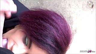 Rothaariges Latina Teen 18+ Draussen Beim Treffen Gefickt