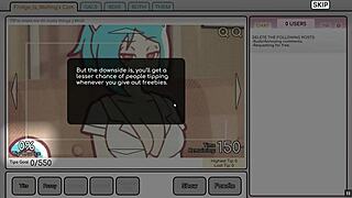 nicole fondles tits to attract customers