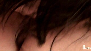 Li and Sylvia in intimate scene.