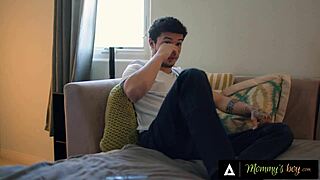 Hot MILF Sarah Vandella CAUGHT cheating with stepson’s Asian crush Kimmy Kimm!