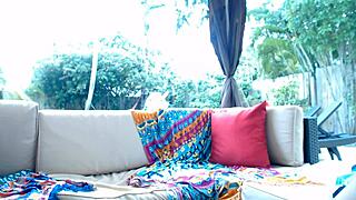 Kylie Cupcake Performs Cabana Cumshow With Toys