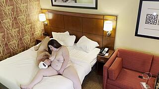 Hot BBW Sucks Big Boobs and Cock Hard