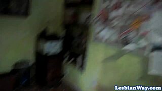 Redhead Lesbian Licking Babe In Bathtub Trio