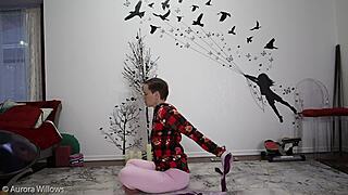 Conversational-Emoji yoga lesson turns freaky fast 🧘‍♀️