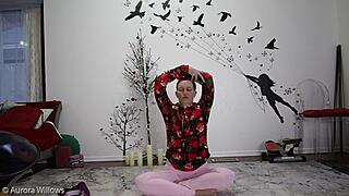 Conversational-Emoji yoga lesson turns freaky fast 🧘‍♀️