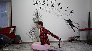 Conversational-Emoji yoga lesson turns freaky fast 🧘‍♀️