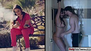 Busty nurse receives rough treatment in hospital