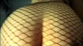 elle jouit la salope with stockings heels and big ass