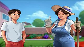 Enjoy the alluring visuals and engaging gameplay of a busty hentai game
