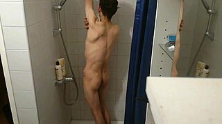 showering for my mistress, slave in bdsm homemade.